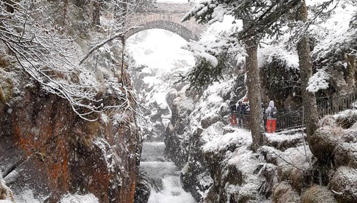 photo hiver pont d'espagne