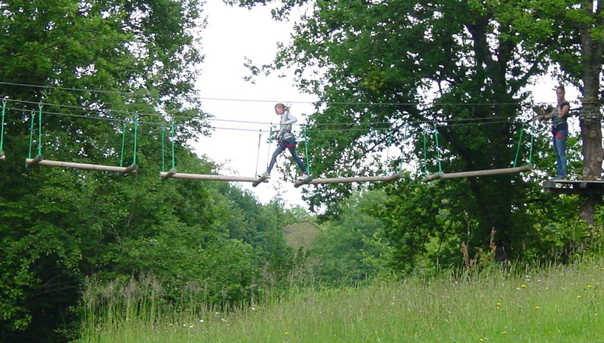Acrobranche, espace Hermeline a 4km de la Jaurie