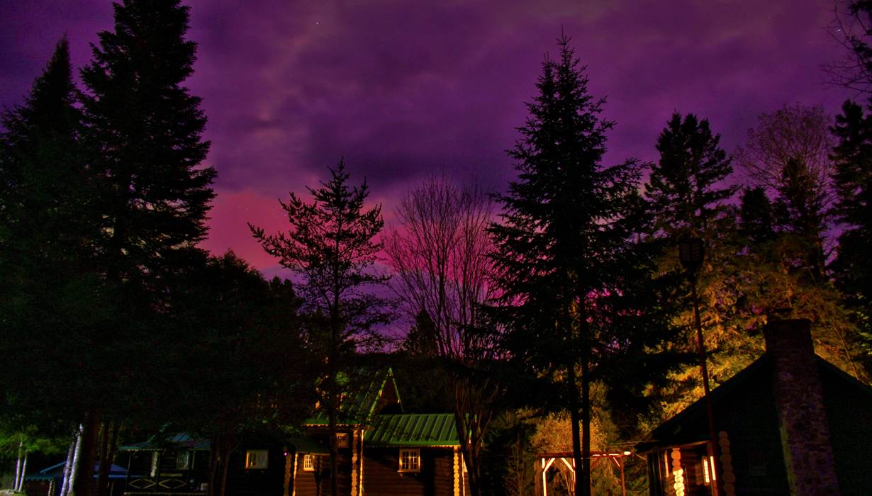 Aurores Boréale au Domaine le Bostonnais