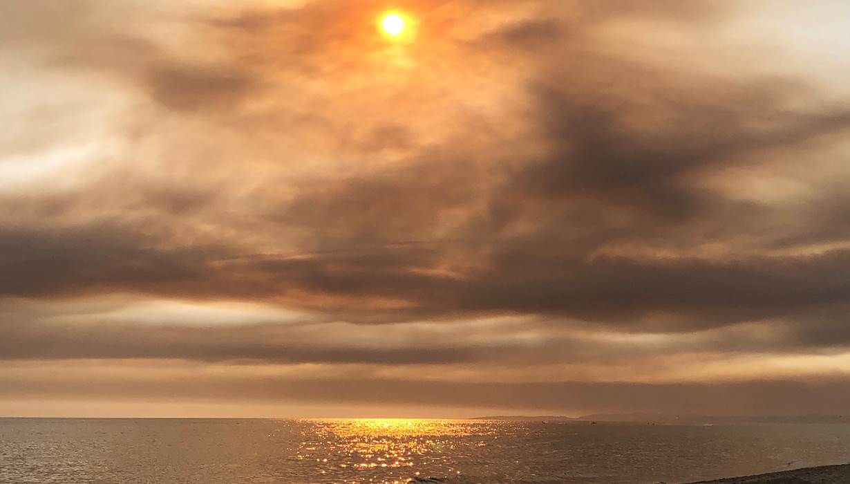 coucher ce soleil à la plage