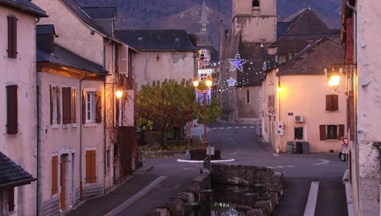 Gîte du Moulin : Au petit matin le jour de Noël.
