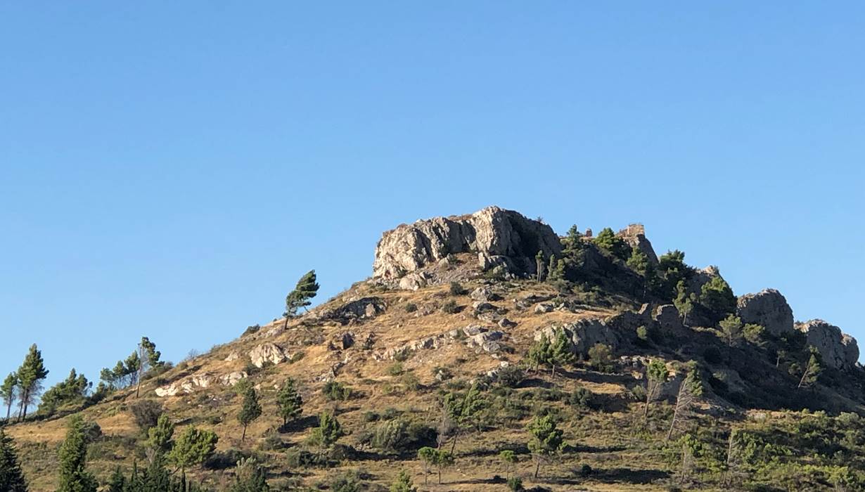 vestiges de l'ancien château de Montséret