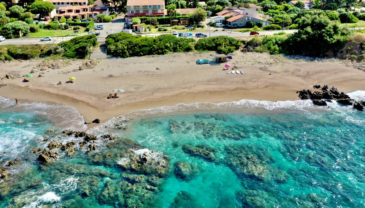 Abbartello kayak paddle Corse paillottevue A Capanna