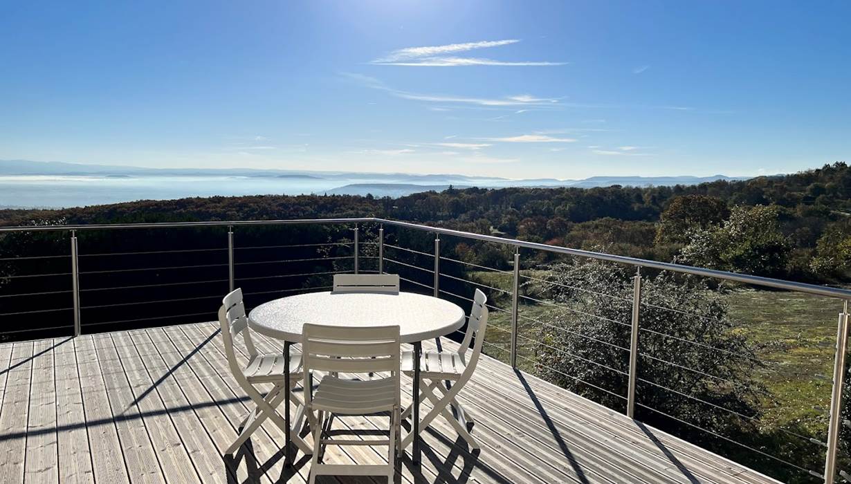 terrasse de la villa