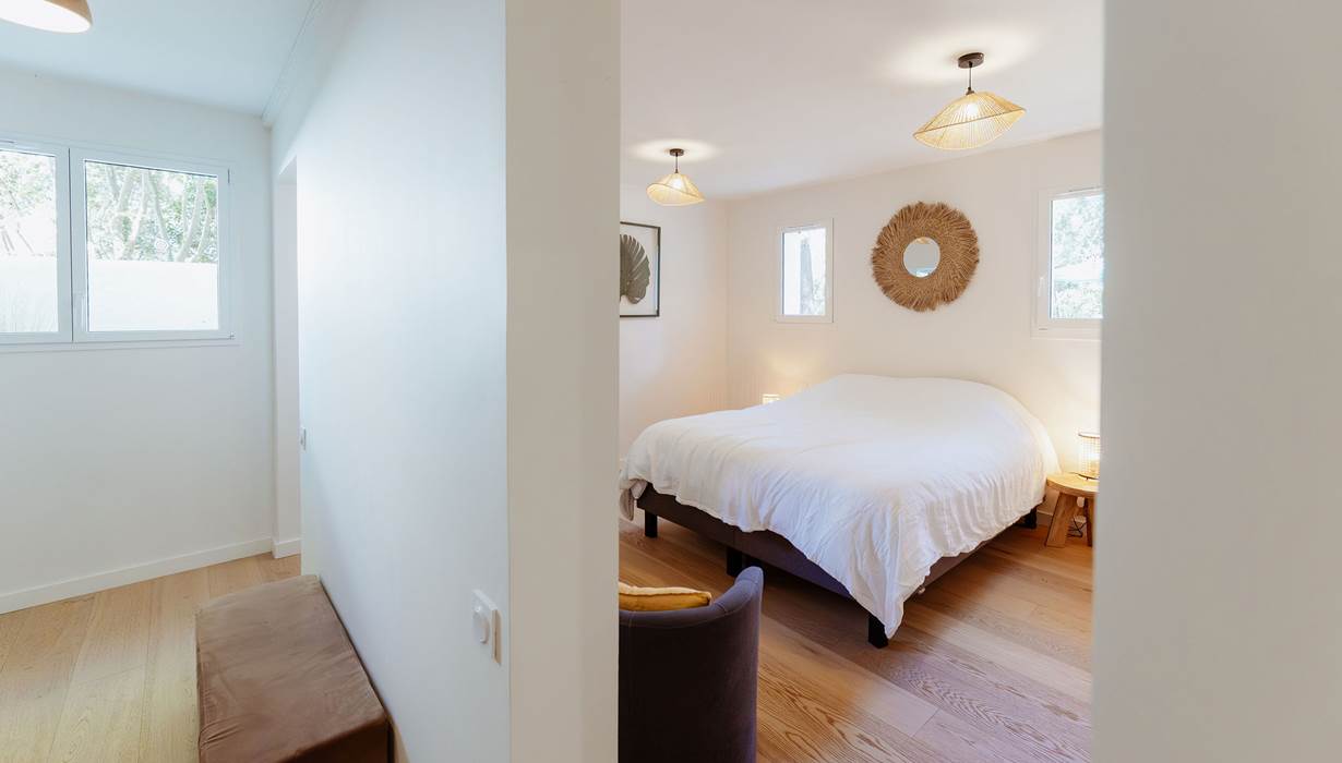 Villa La Canopée chambre 2 suite parentale avec salle d'eau et grand dressing