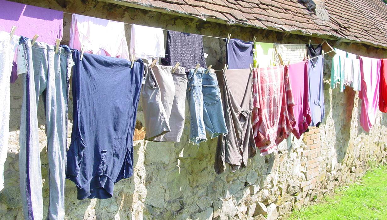 sèche linge naturel, natuurlijk drogen