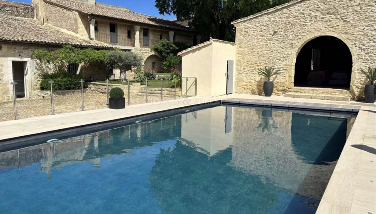 Le Mas de Somi la piscine