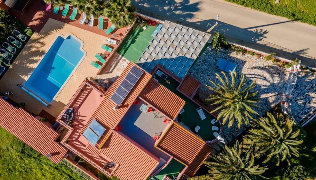Vu ensemble de villa paradis Péra Algarve 