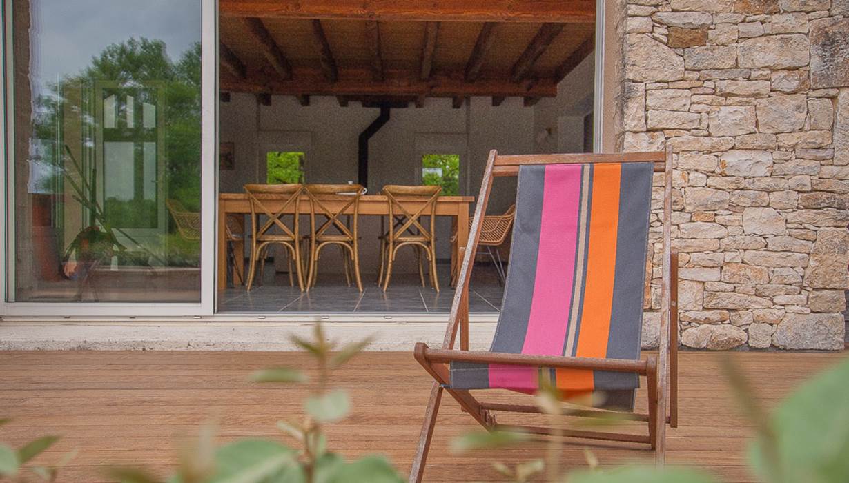 Gite du Causse Loubressac Terrasse