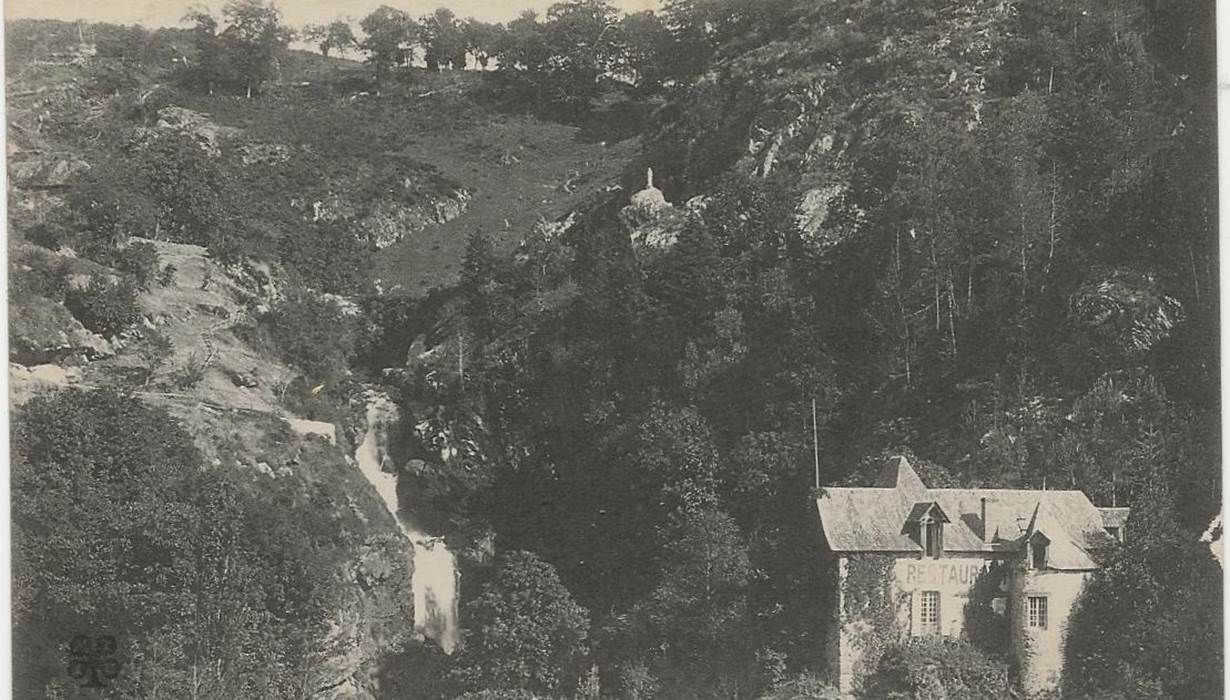 Carte postale vintage histoire parc vuillier correze tourisme tulle 3