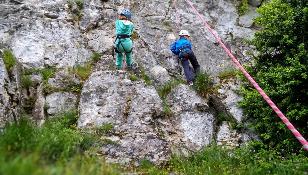 Petite descente en rappel