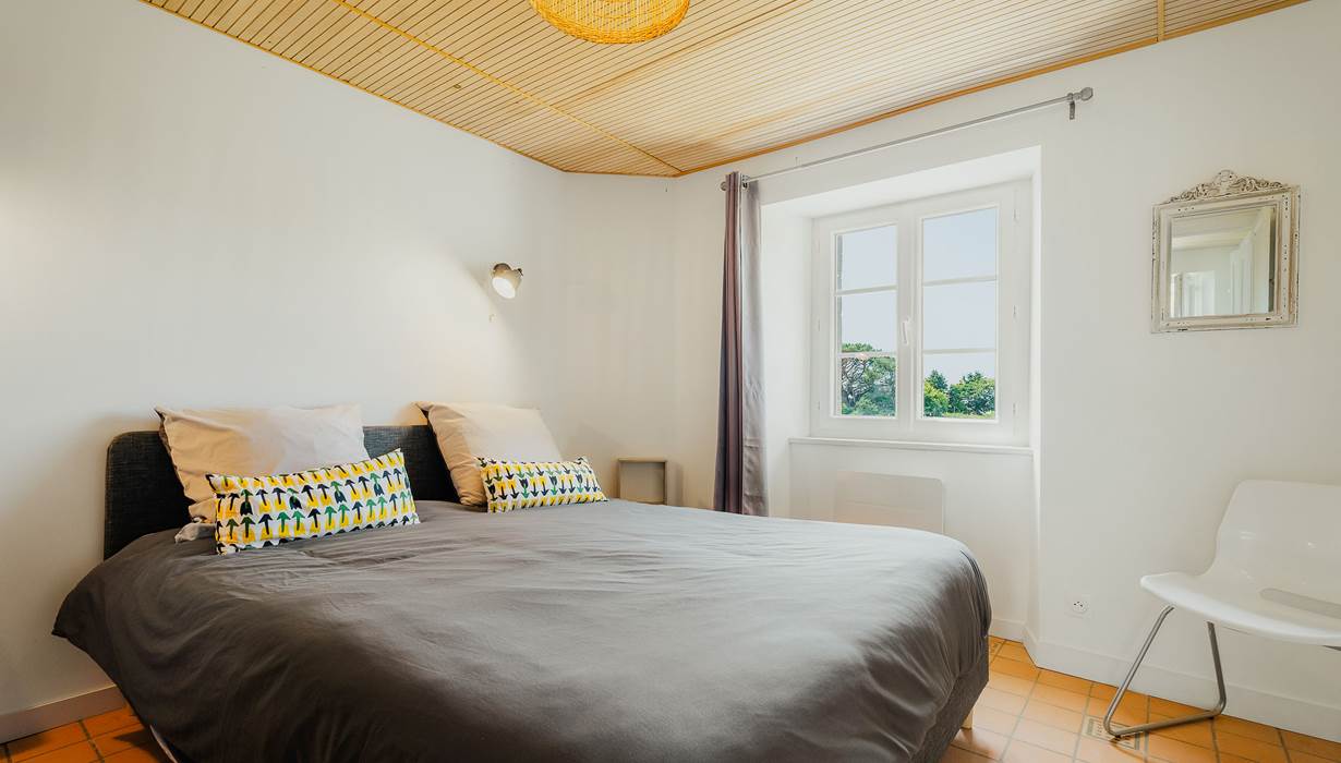 Chambre au red de chaussée, Gîte lande de Bruyère