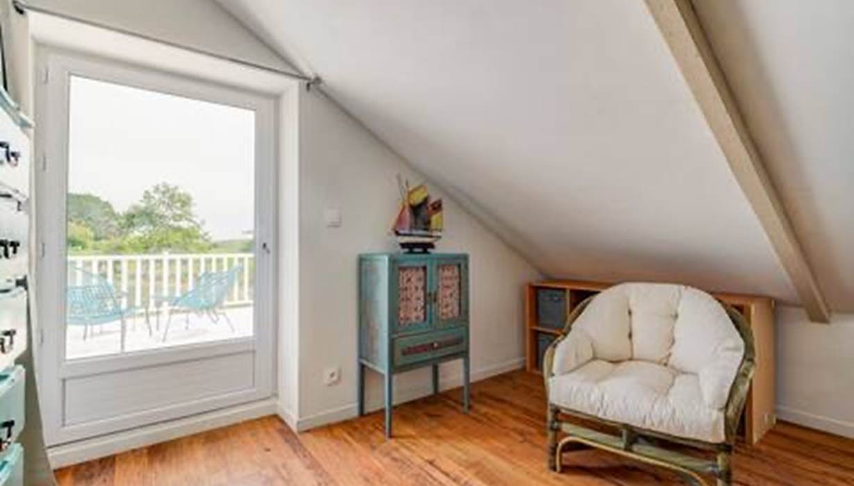 Chambre à l'étage sur grande terrasse vue mer,Gîte du Phare