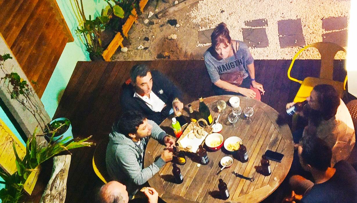 Convivialité entre backpackers - Saint Pierre - Réunion
