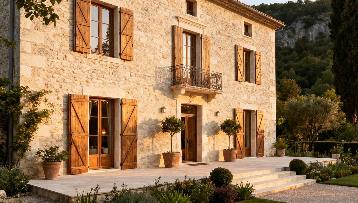 Façade Maison Belcastel