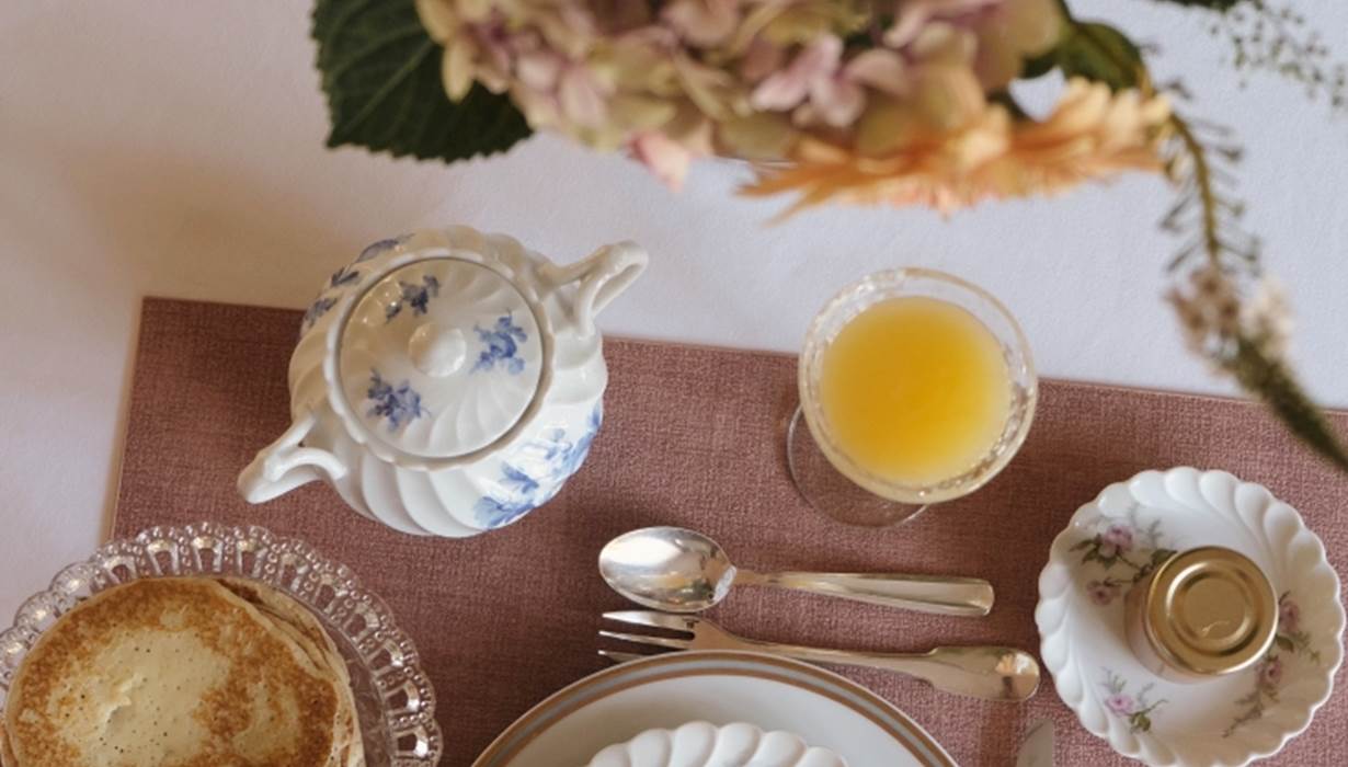 Petit déjeuner copieux 