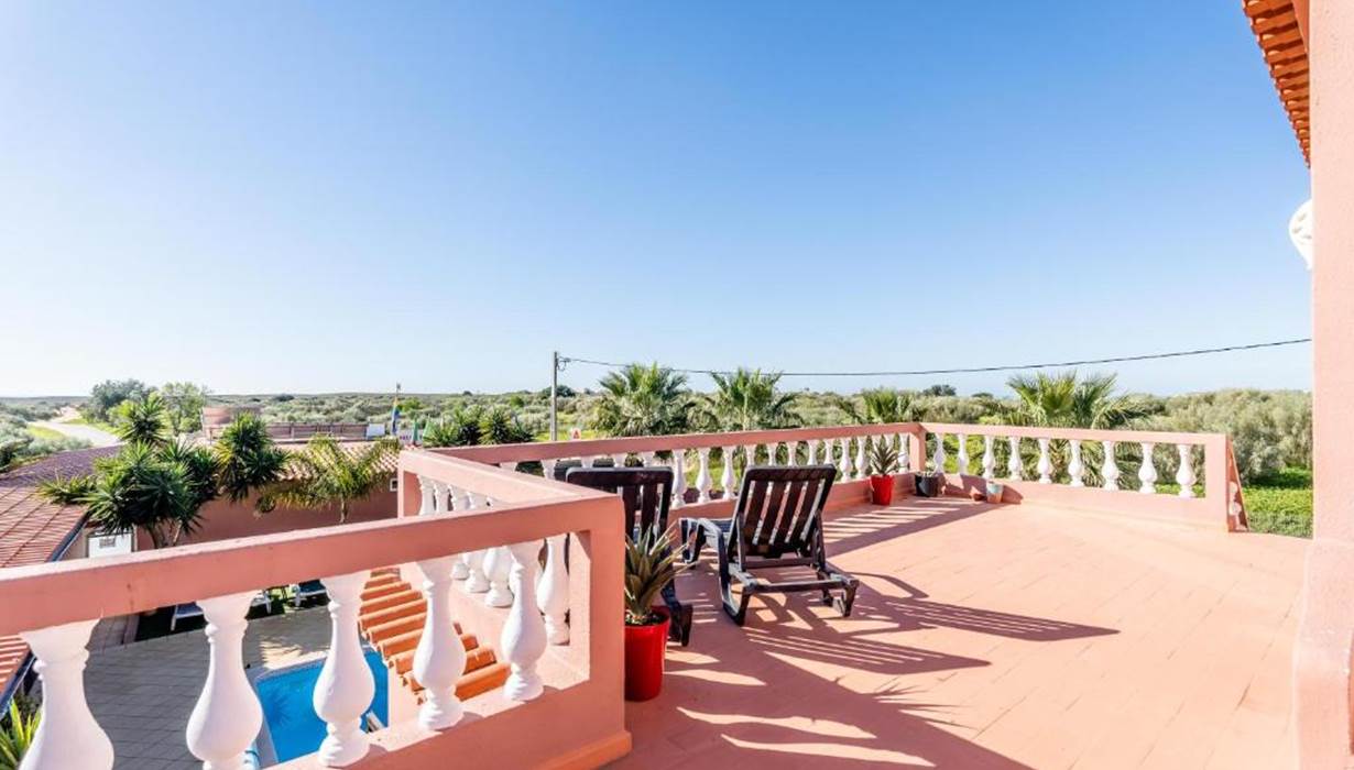 Terrasse chambre numéro 7 Rocha 