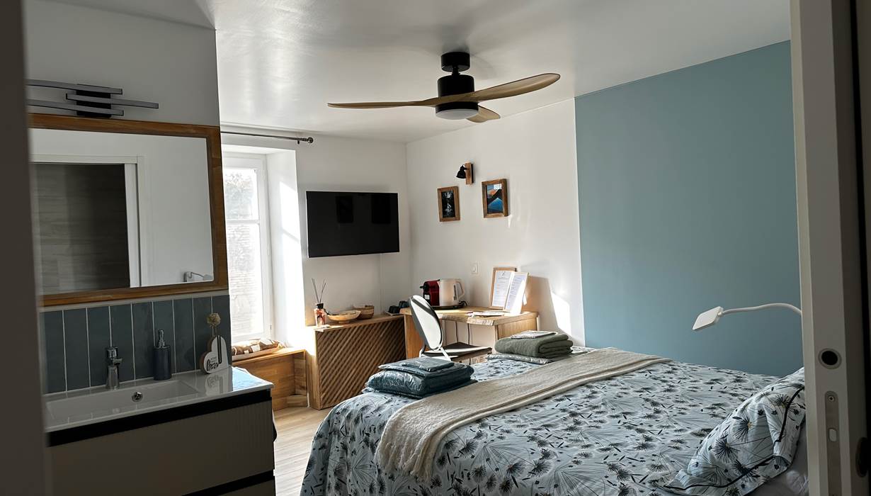 Chambre bleue