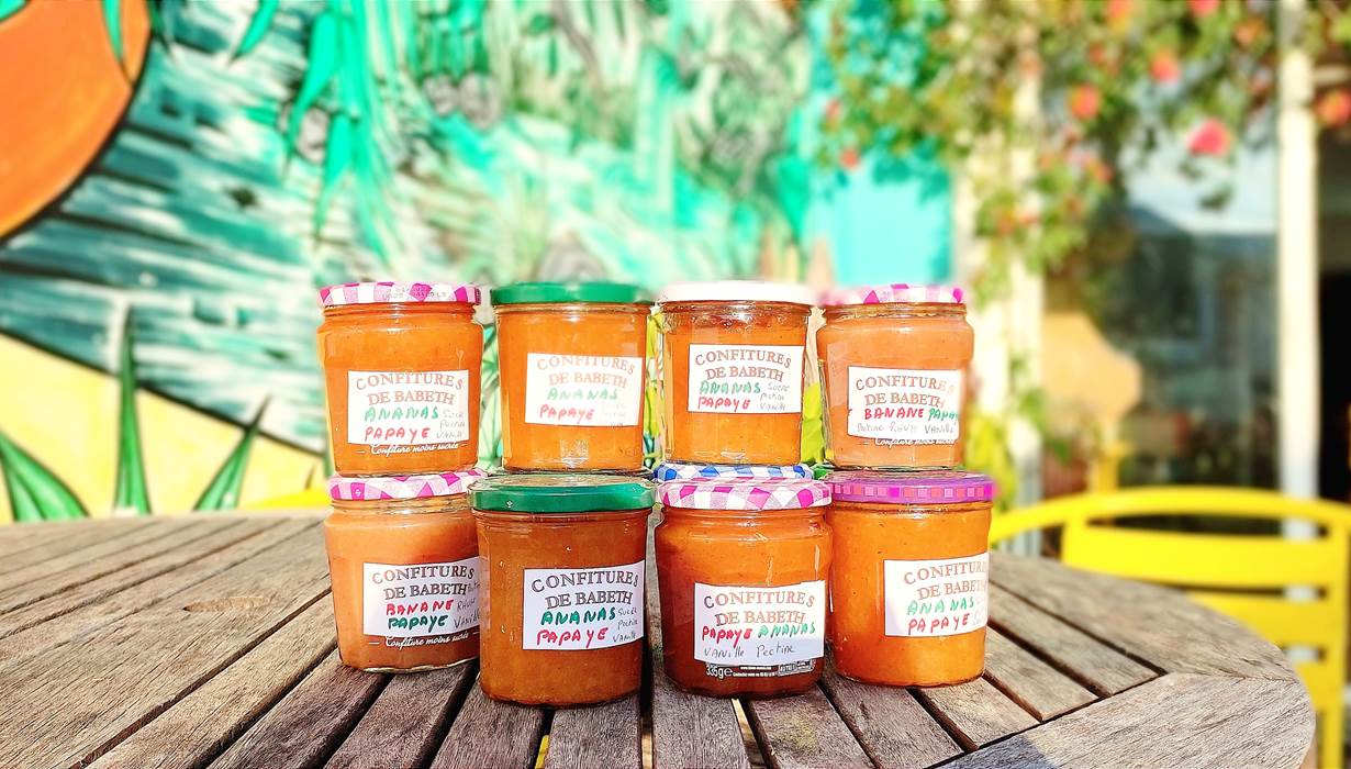 Confitures maison aux saveurs réunionnaises