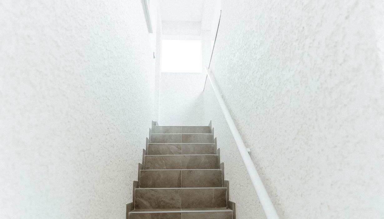 Escalier permettant d’accéder à l’appartement Kazandko