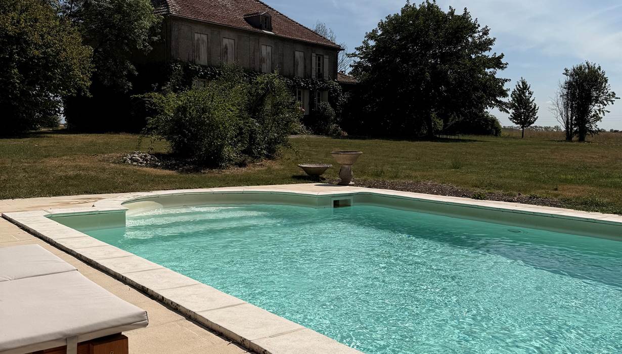 Domaine de Chaunac - Piscine 10x5m