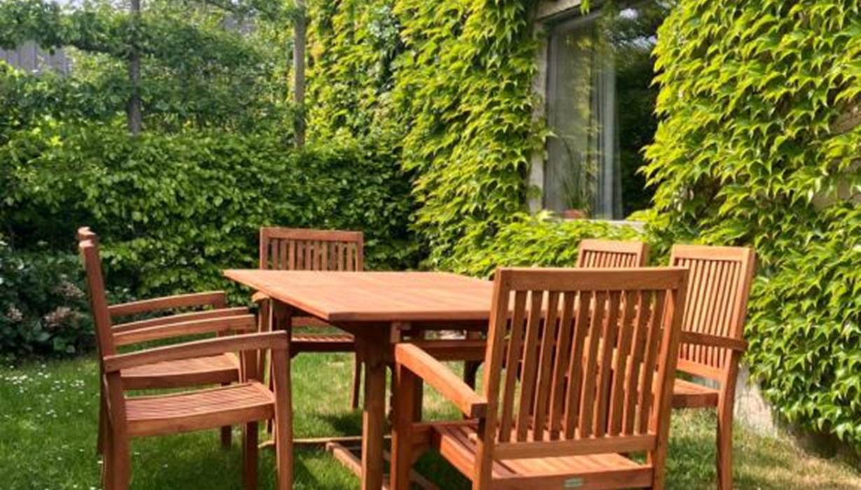 Terras van vakantiewoning 