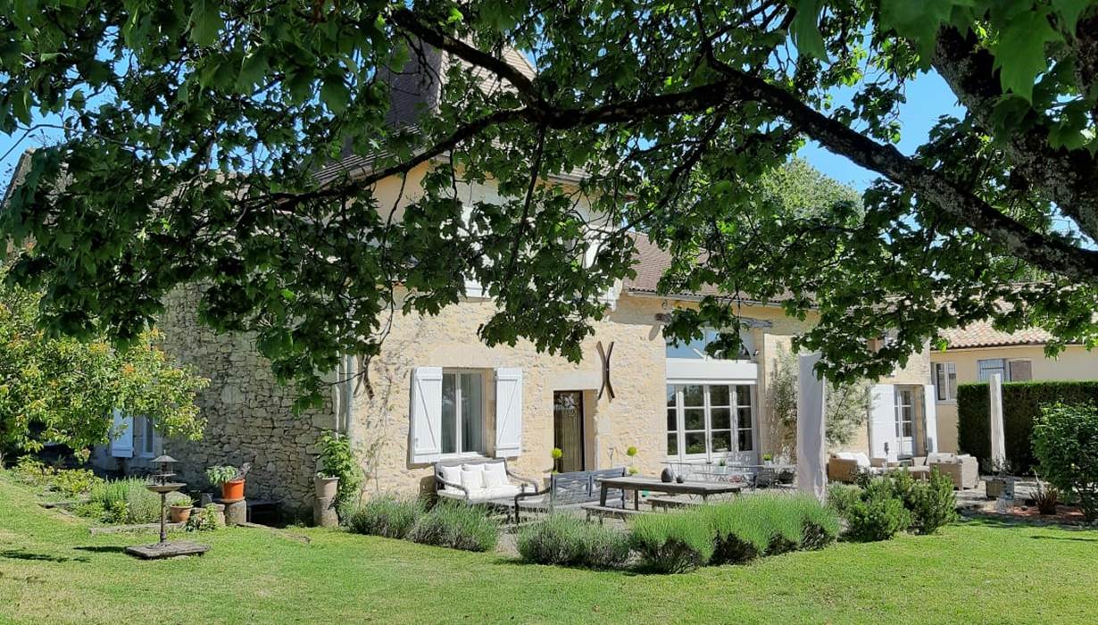 Un jardin, des arbres centenaires