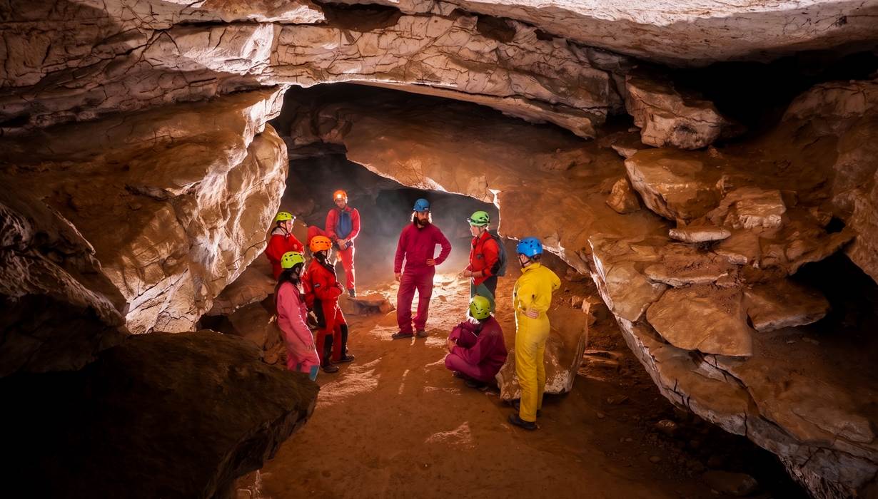 Dans les profondeurs de la grotte