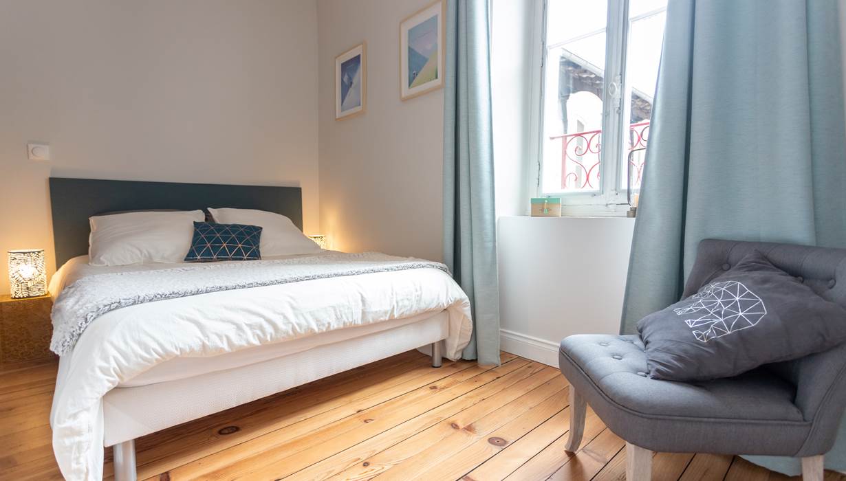 photo zippée chambre bleue