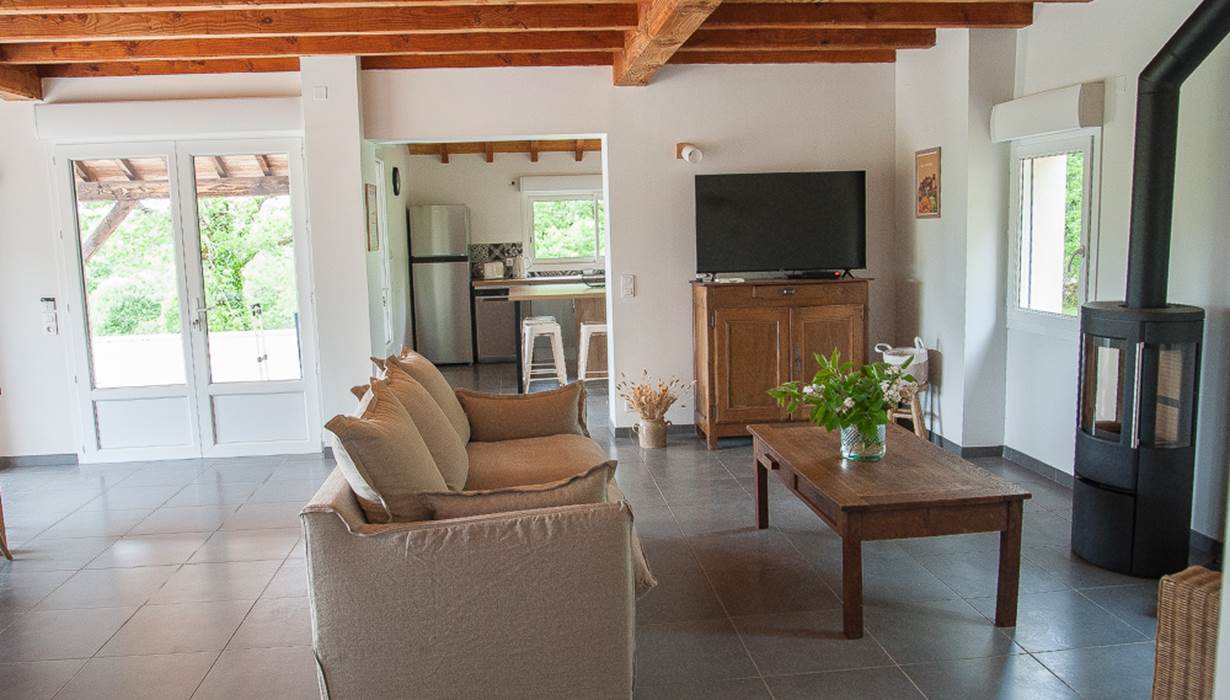Gite du Causse Loubressac Salon
