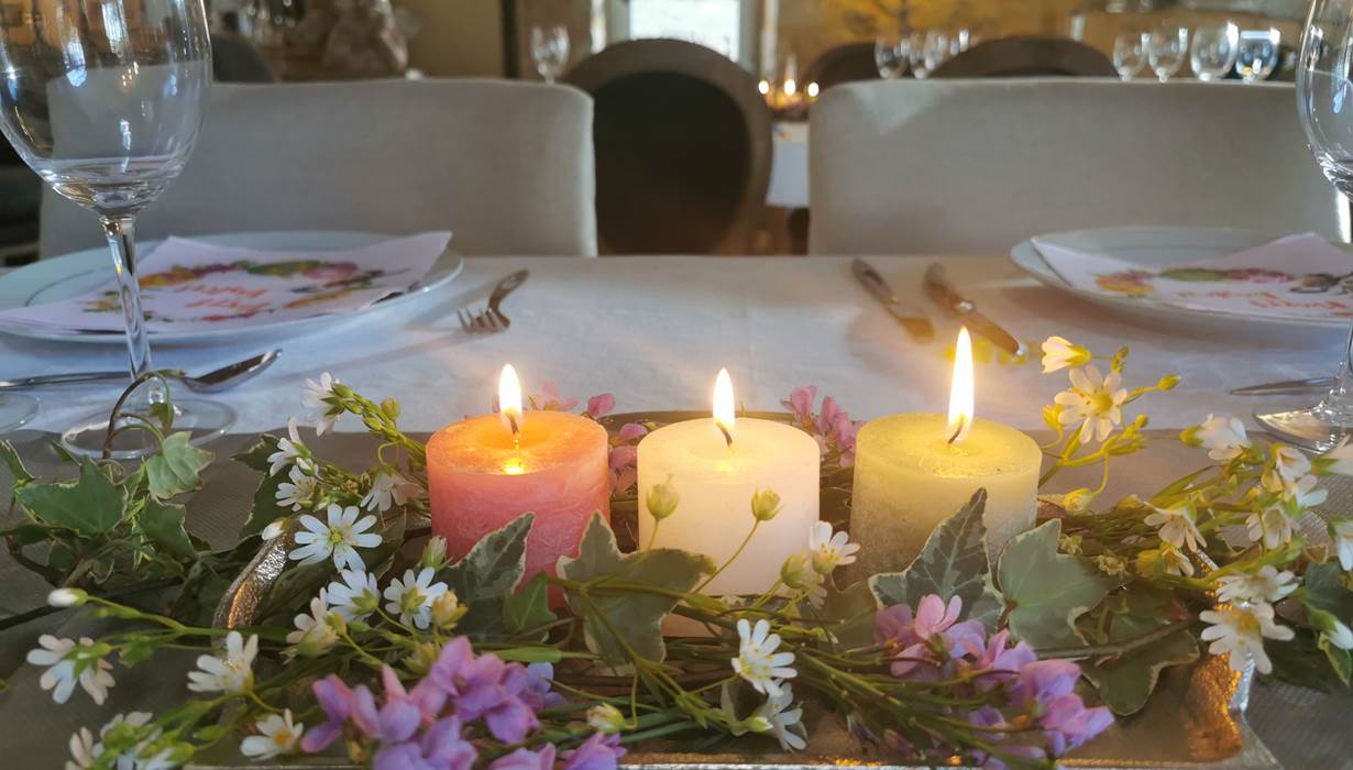 Déco printanière pour un dîner entre amis
