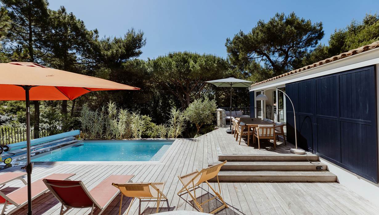 Villa La Canopée piscine terrasse