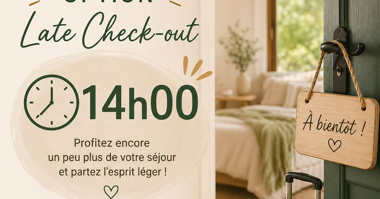 late check out 14h00