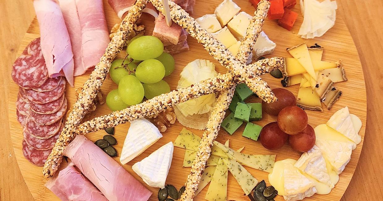 plateau charcuterie et fromages