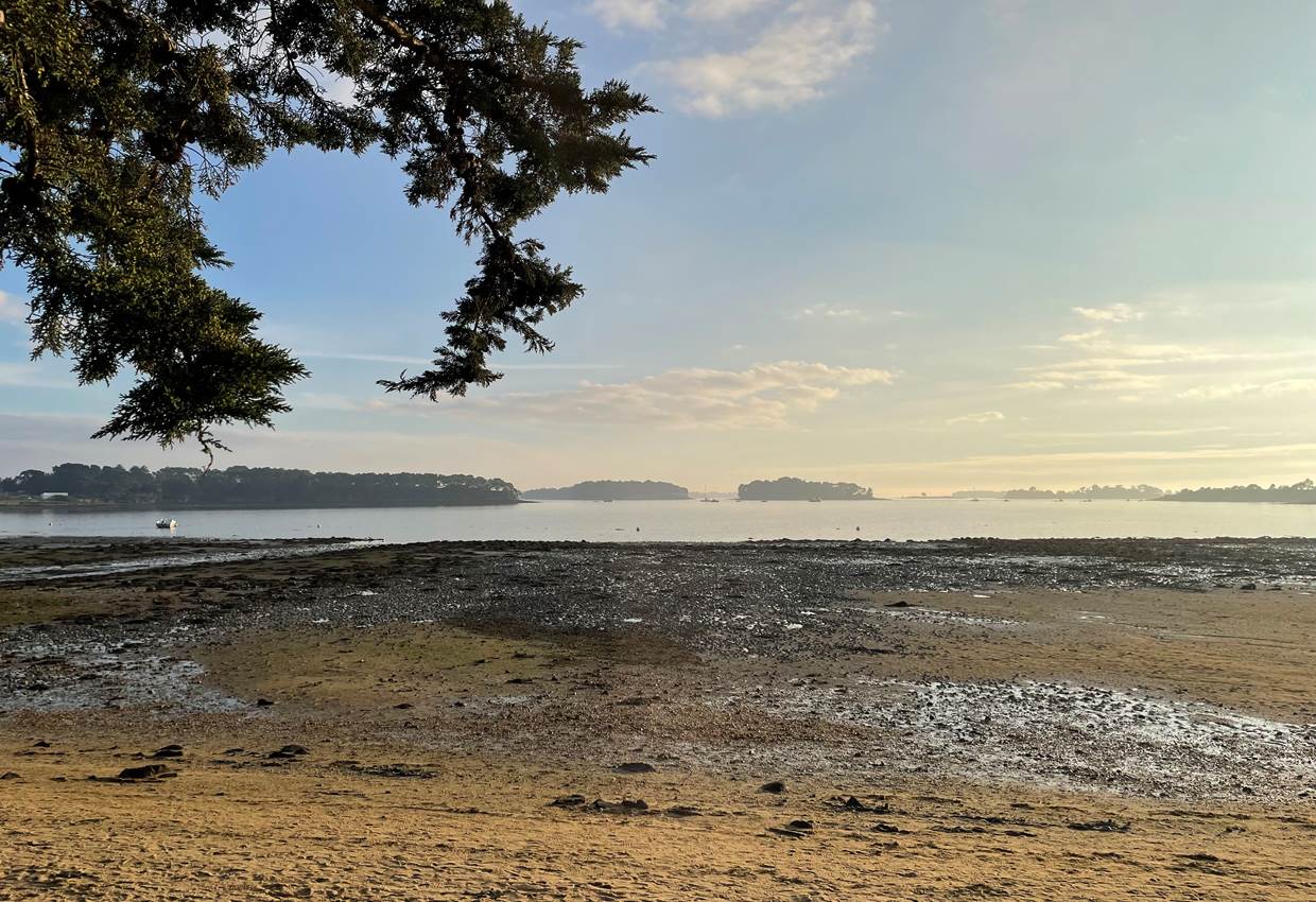 Plage de Locmiquel apres-midi de Novembre