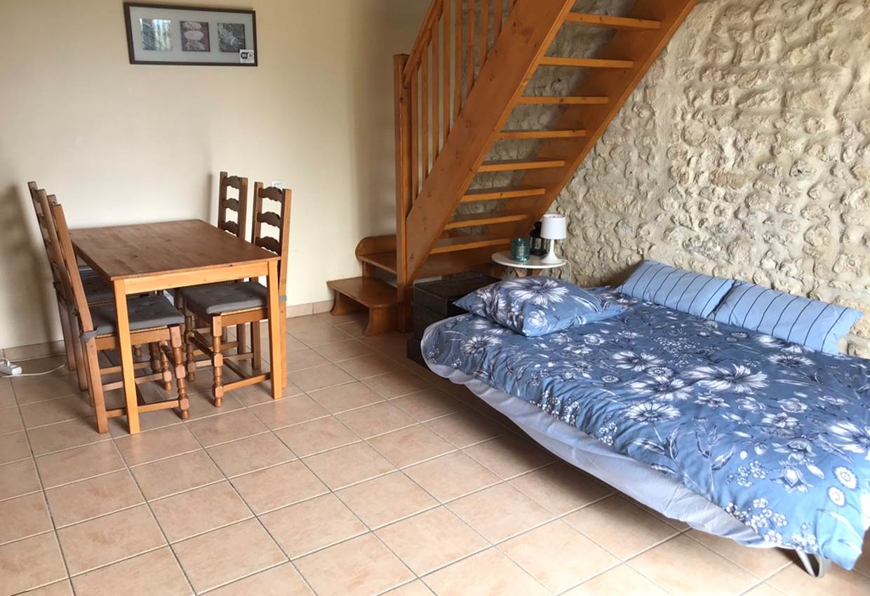 Chapiteau séjour avec lit canapé