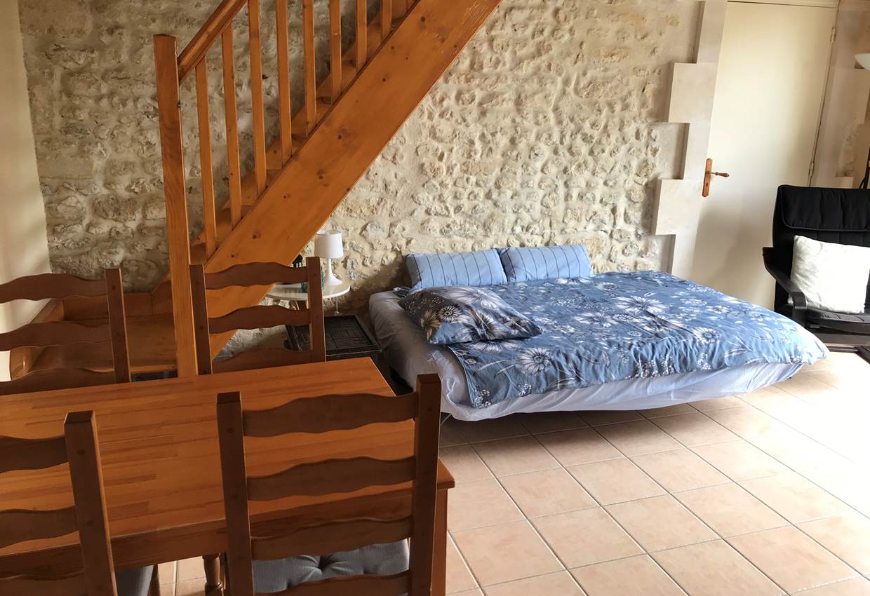 Chapiteau séjour avec lit-canapé