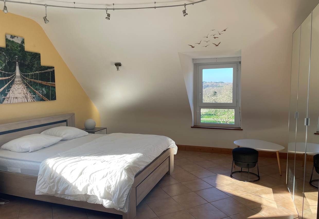 Grande chanbre avec 2 lits doubles