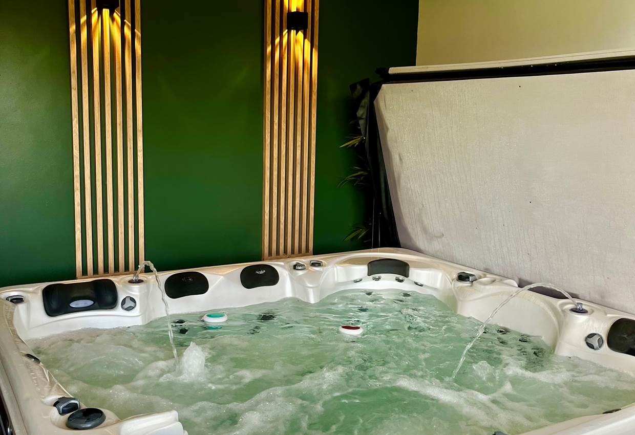 Accès au SPA #ClosSaintJoseph_SPA_Jaczzi_Sauna