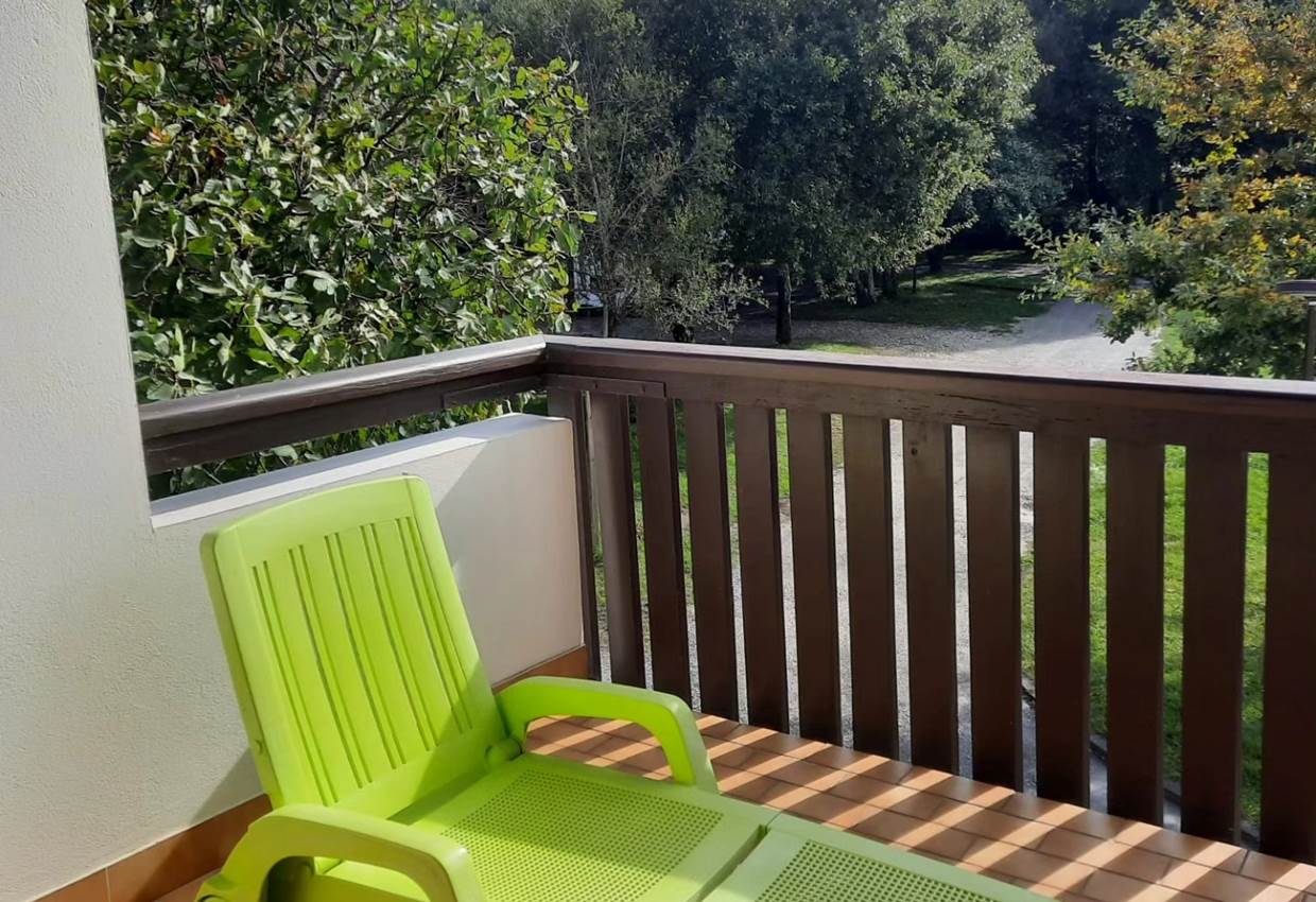 Terrasse côté forêt