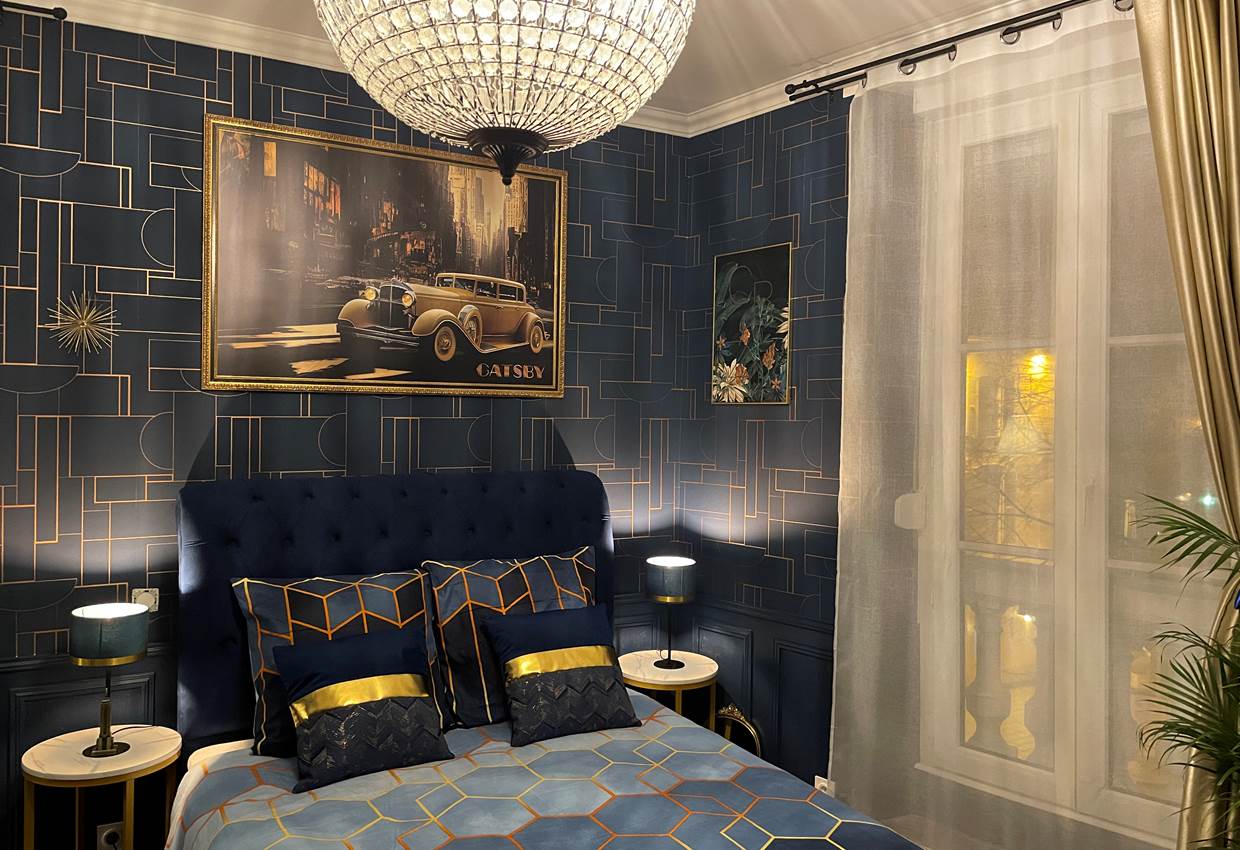 Appartement Le Gatsby - 1 lit 140 cm + 1 canapé convertible