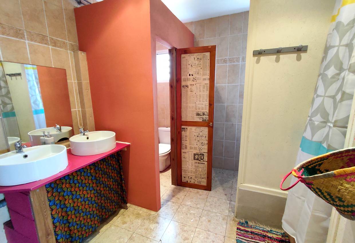 La salle de bain à partager