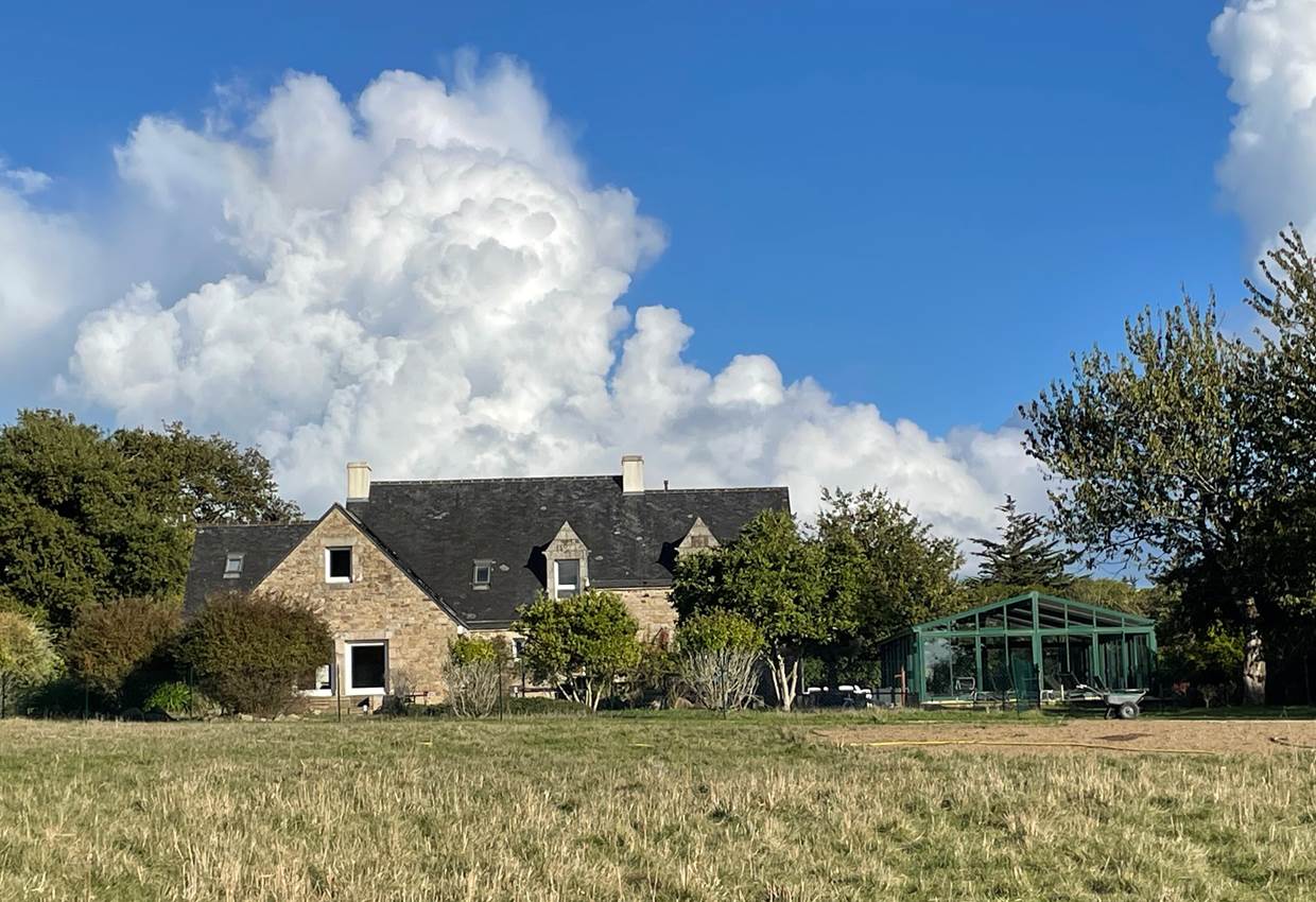 Maison et velux vue du parc