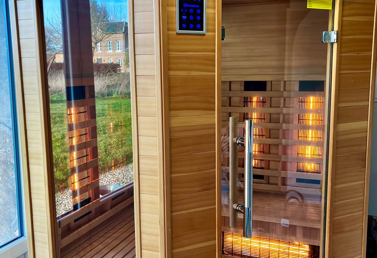 Accès au SPA #ClosSaintJoseph_SPA_Jaczzi_Sauna