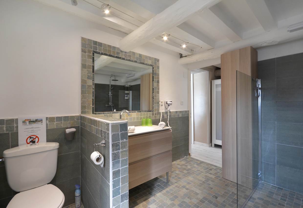 salle de bain du gite