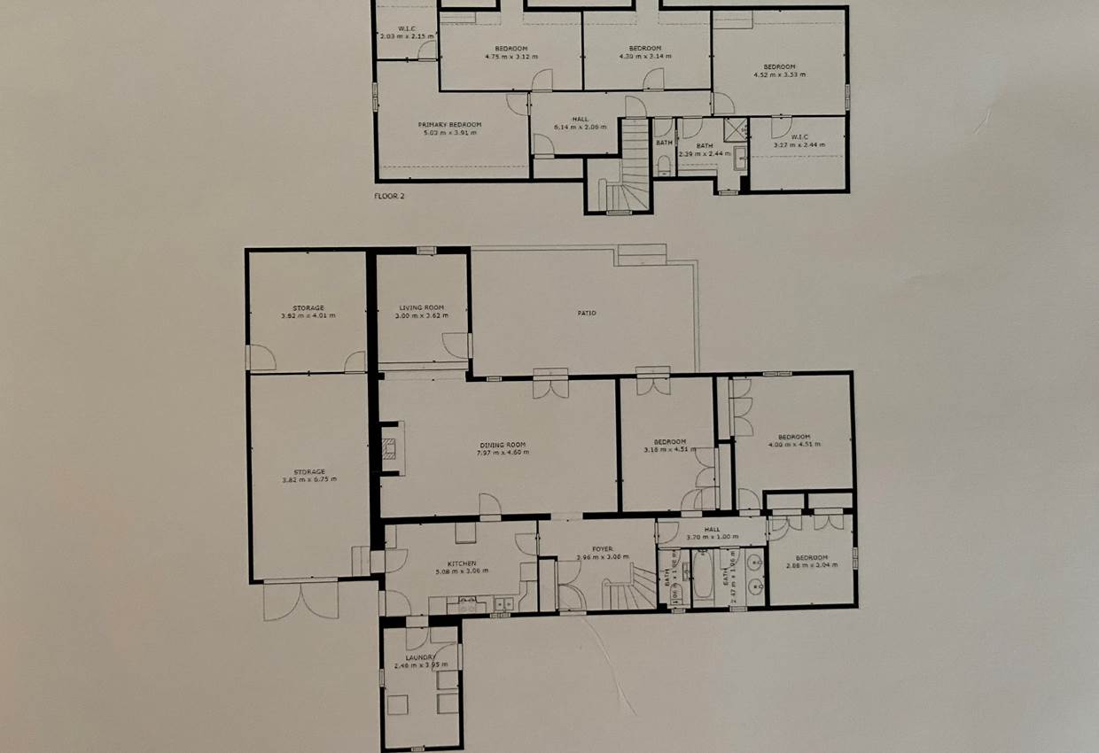 Plan maison rdc et étage