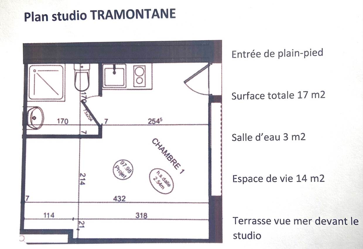 Plan studio Tramontane