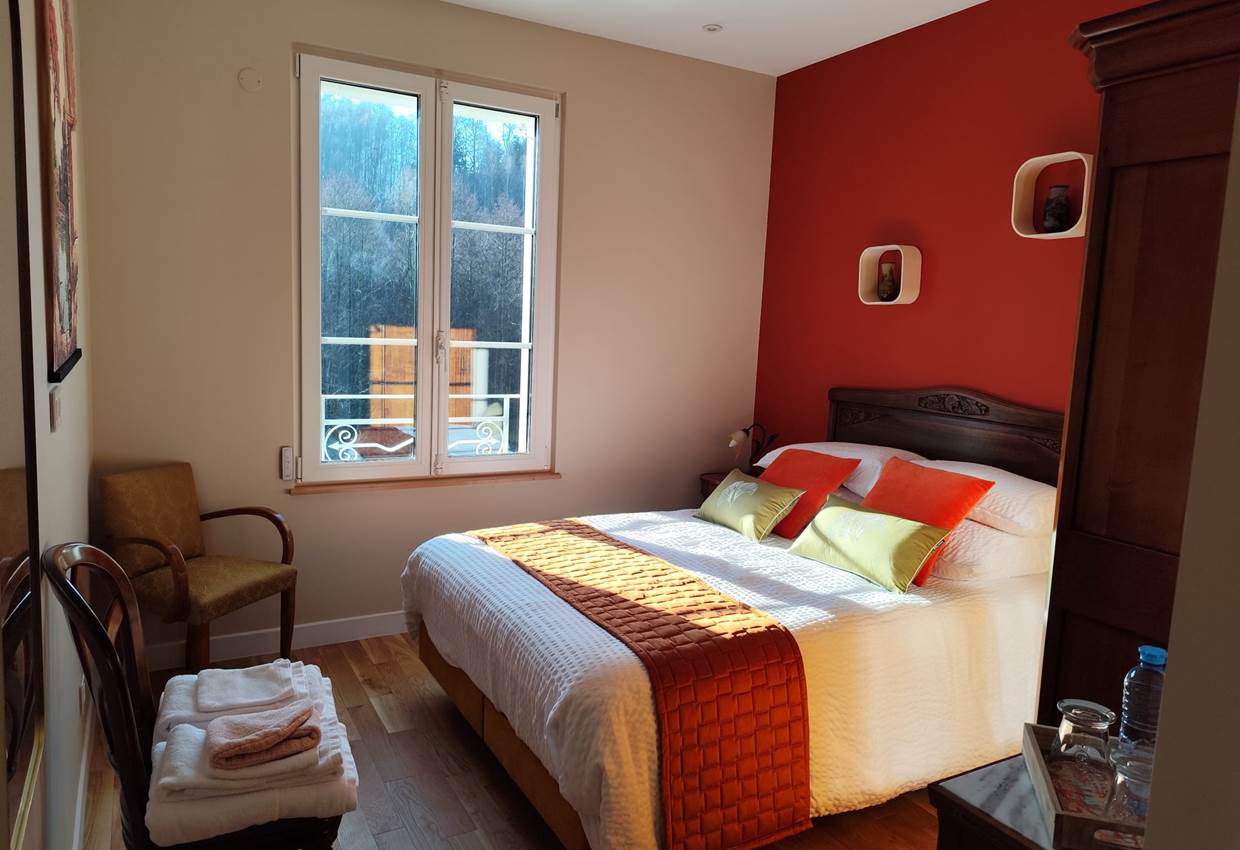 Vue sur le parc et les étangs