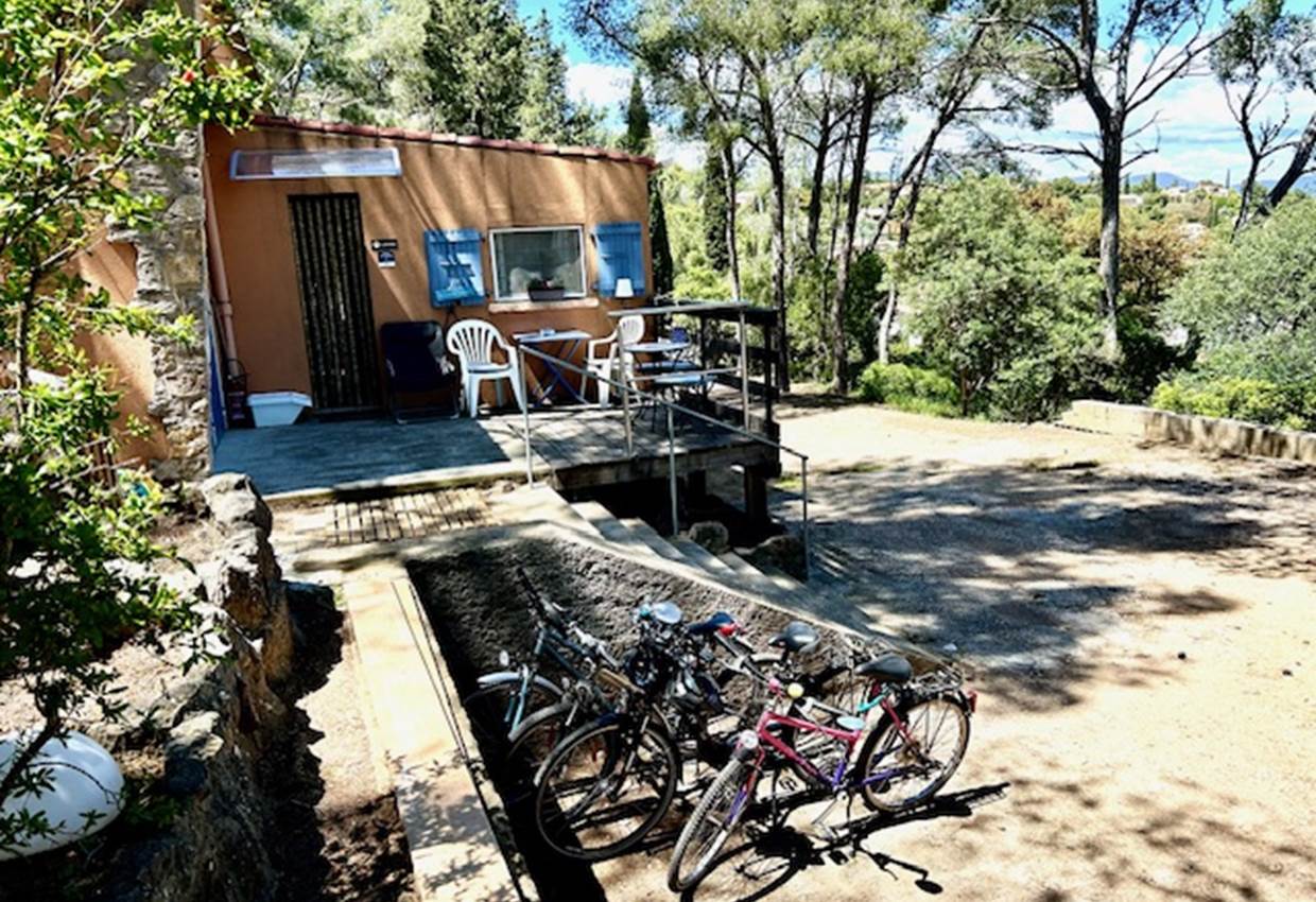 Terrasse privative vue mer, location de vélos