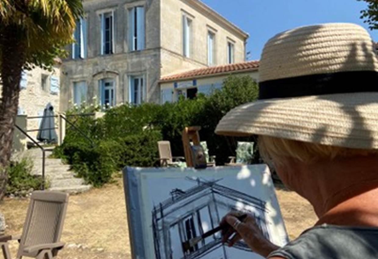 jardin impression d'artiste